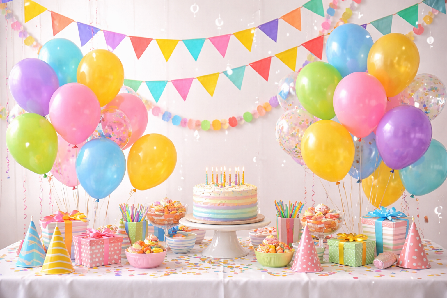 Dekorasyon ve tema hazirligini gosteren gorsel